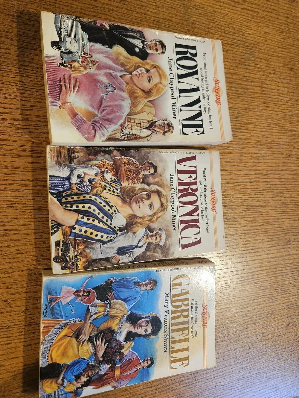 Collecible Vintage Paperback Scholastic Sunfire Romance Teen Books - 16